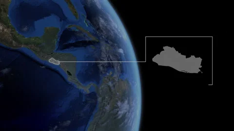COMP-Outlined-Map-EL-SALVADOR 動画素材 277563818