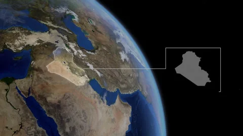 COMP-Outlined-Map-Iraq Vidéo 276332305