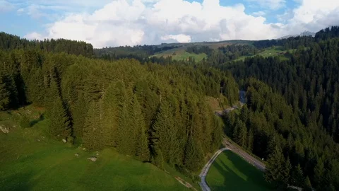 Compaccio aereal view Stock Footage 114354764