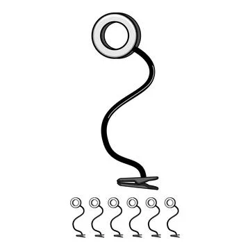 Compact book light cartoon vector graphic Illustrazione stock