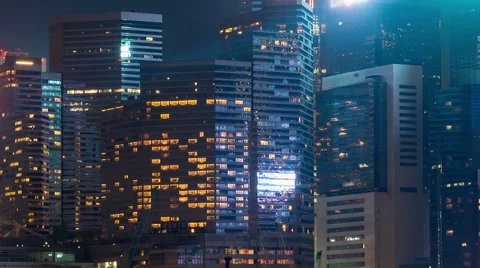 Compact building in Hong Kong. 库存影片 55672367