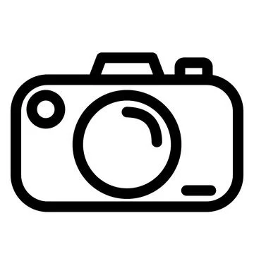 Compact Camera - clean and modern Photography and videography icon イラスト素材