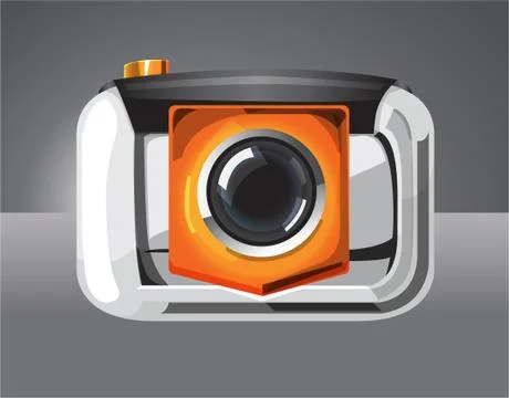 Compact Camera Stock Illustration