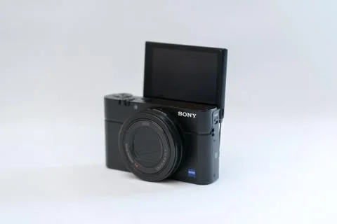 Compact Camera Sony Alpha RX100 Stock Photos
