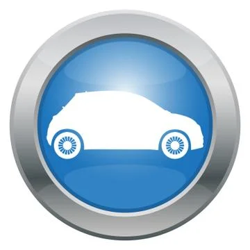 Compact Car Icon Stock Illustration