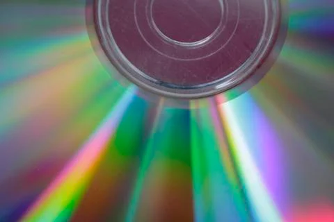 Compact CD close up Stock Photos