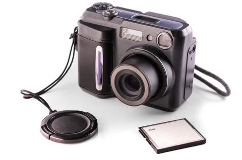 Compact digital camera i Stock Photos