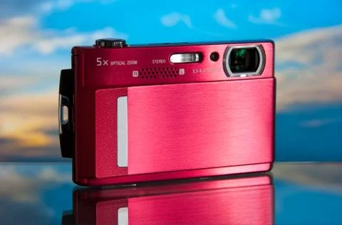 Compact digital camera Stock Photos