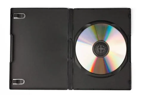 Compact disc in case compact disc in case on white background Copyright: x... Stock Photos