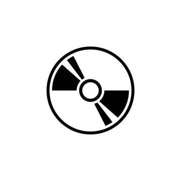 Compact Disc, DVD or CD Storage Flat Vector Icon Compact Disc, DVD or CD S... Stock Photos
