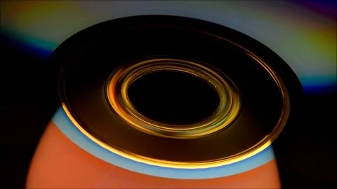 Compact disc Stock Footage 72569869