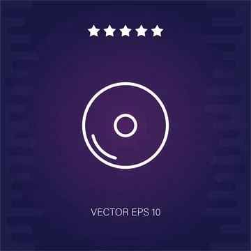 Compact disc  icon Stock Illustration