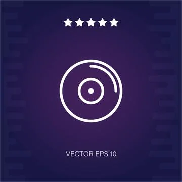 Compact disc  icon Stock Illustration