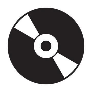 Compact disc icon vector cd symbol for graphic design, logo, website, social Stock Illustration