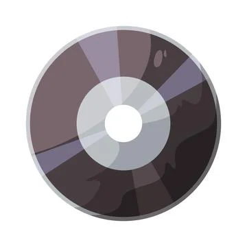 Compact disc illustration Stock Illustration