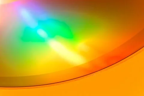 Compact disc. Macro Foto stock