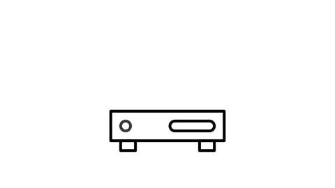 A compact disc resting on top of a computer keyboard, showcasing a modern t.. Stock Footage 333233572