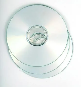Compact disc on the table Stock Photos