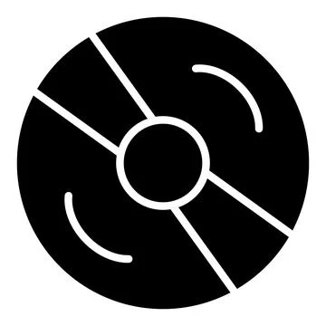 Compact Disc Vector Icon Design Illustration Stock Illustration