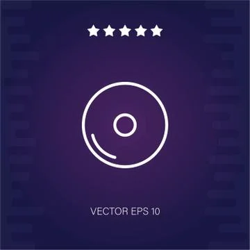 Compact disc vector icon Stock Illustration