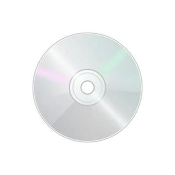 Compact disk CD DVD icon for disk drive in personal computer 스톡 일러스트