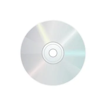 Compact disk CD DVD icon for disk drive in personal computer Illustrazione stock
