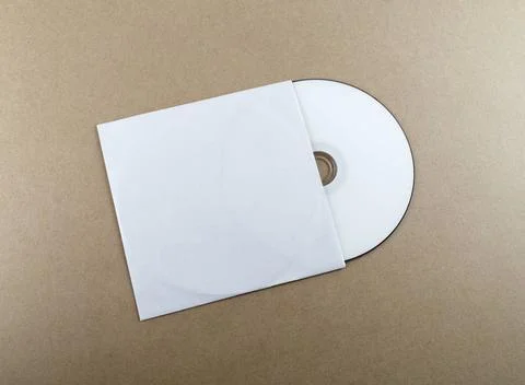 Compact disk Compact disk on a table. Template for branding identity for d... Stock Photos