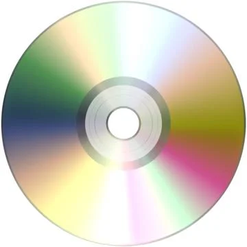 Compact disk The compact disk on white, suits for duplication of the backg... 스톡 사진
