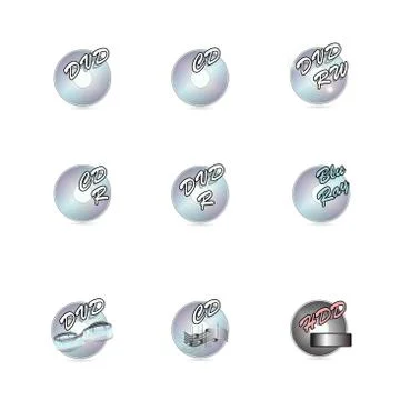 Compact disk icon Stock Illustration