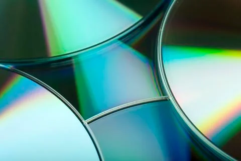 Compact disks background Stock Photos