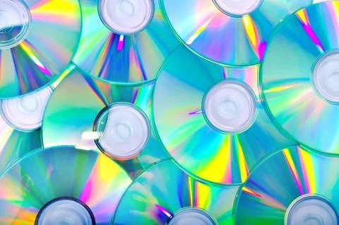 Compact disks Stock Photos