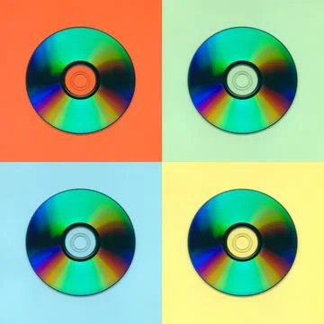 Compact disks Stock Photos