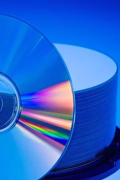 A Compact Disks. Stock Photos