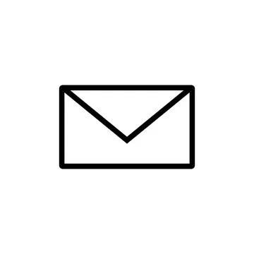 A compact email icon. Vector. Stock Illustration