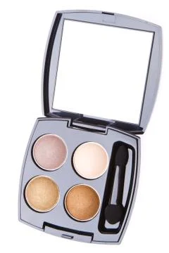 Compact eyeshadows Stock Photos