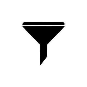 Compact filter icon. Simple vectors. Stock Illustration
