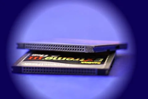 Compact Flash Card Stock Photos