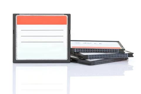 Compact Flash memory card Stock Photos