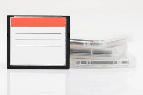 Compact flash memory cards Stock Photos