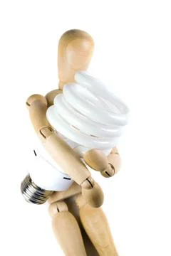 Compact Fluorescent Bulb Stock Photos