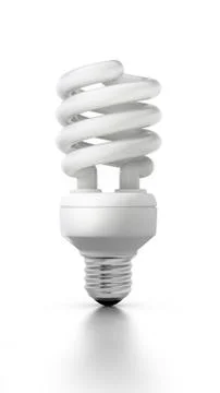 Compact fluorescent lamps Stock Illustration