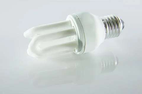 Compact Fluorescent Lamps Foto stock