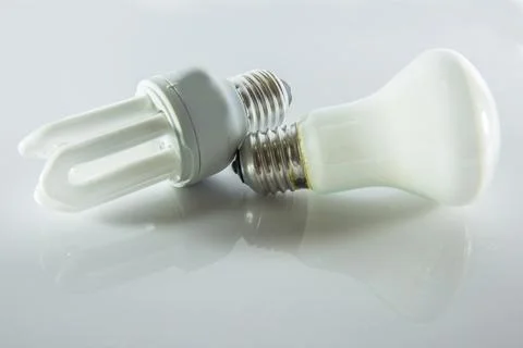 Compact Fluorescent Lamps Stock Photos