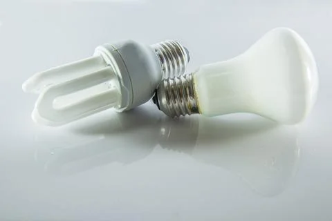 Compact Fluorescent Lamps Stock Photos
