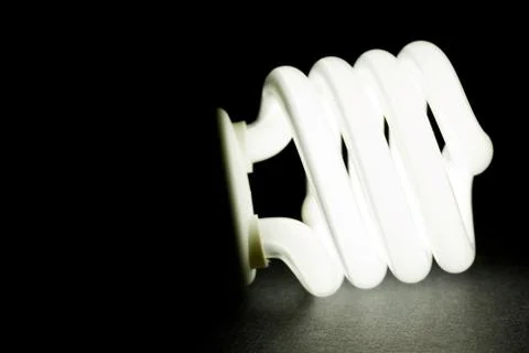 Compact Fluorescent Lightbulb 스톡 사진