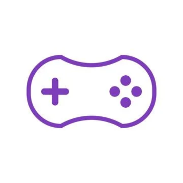 Compact game controller. Gamepad. Vector.. Stock Illustration
