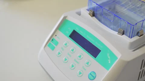 Compact laboratory incubator glows with digital precision Видео 318866167