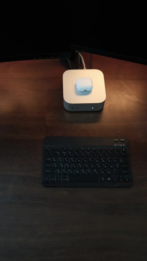 Compact mini computer delivers high performance with a powerful modern chip Stock Footage 344054985