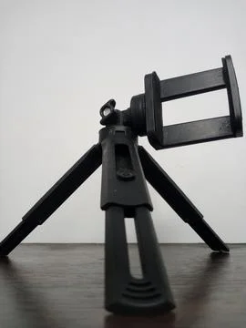 Compact Mini Tripod for Camera or Smartphone Stock Photos
