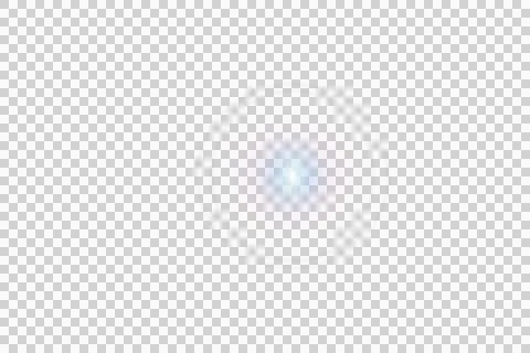 Compact pink and cyan circular lens flare on transparent background Stock Illustration